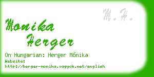 monika herger business card